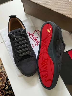 Christian Louboutins - PRIS EJ HUGGET I STEN. Säljer dessa fina skor som kommer med box och dustbag etc.. Dem är storlek 43 i färgen MörkGrå , aldrig använda. Säljer pga fel storlek! För mer bilder eller info kom pm:) 