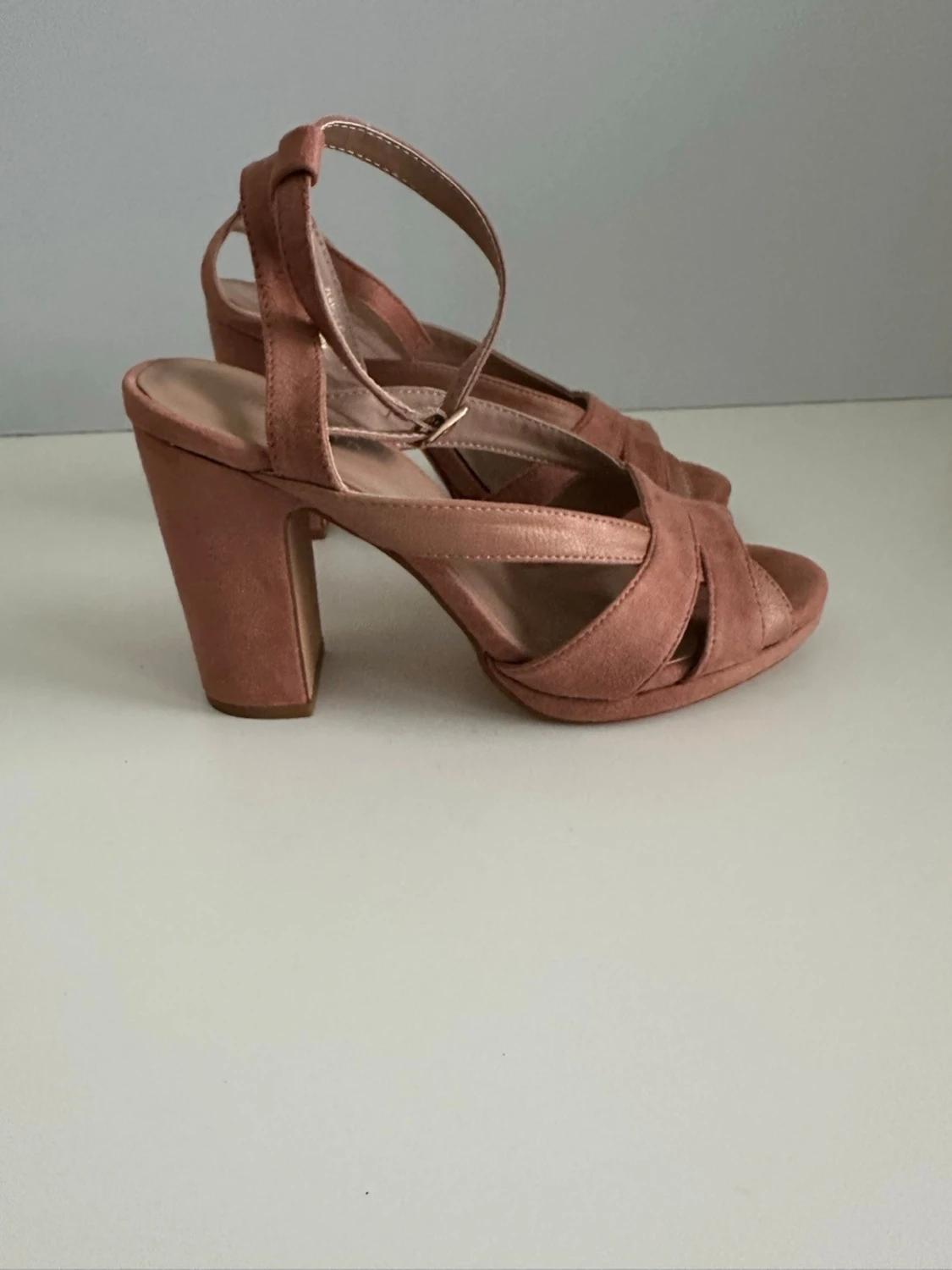 Puderrosa Anna Field sandaler, 40 - 1