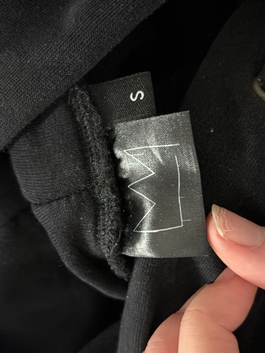 Svart Hov1 hoodie med turnétryck - 4