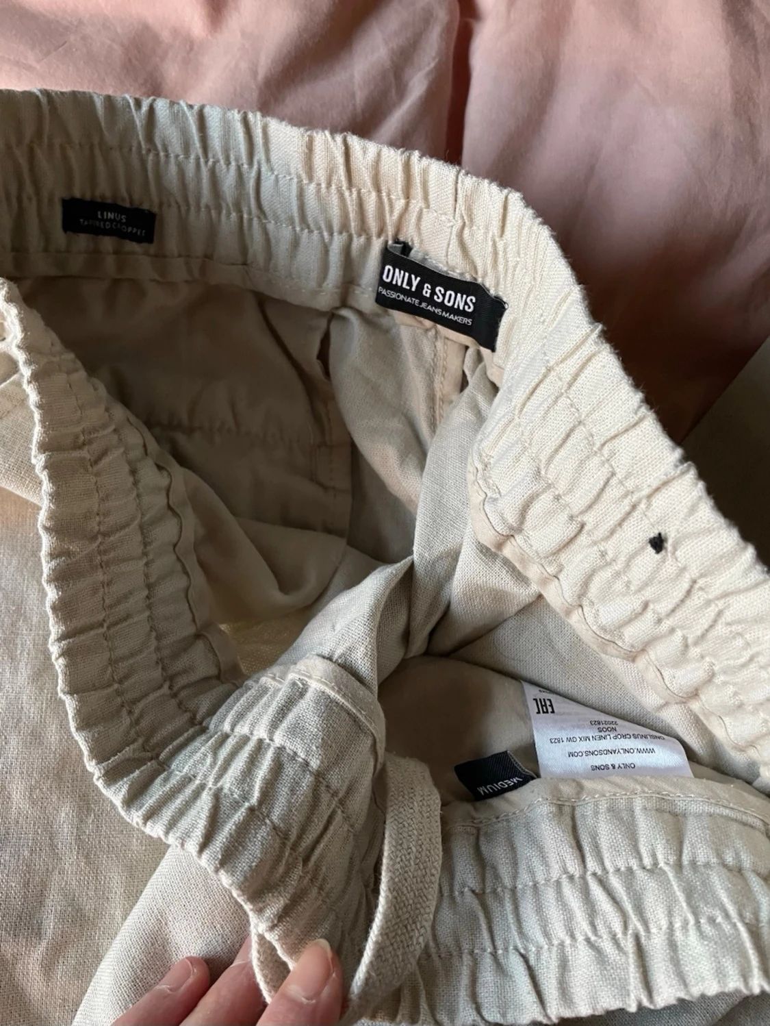 Linnebyxor för herr - 2