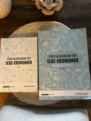 Företagsekonomi för icke-ekonomer, upplaga 4 - Två böcker: 'Företagsekonomi för icke-ekonomer' och tillhörande 'Uppgifter och lösningar', båda upplaga 4