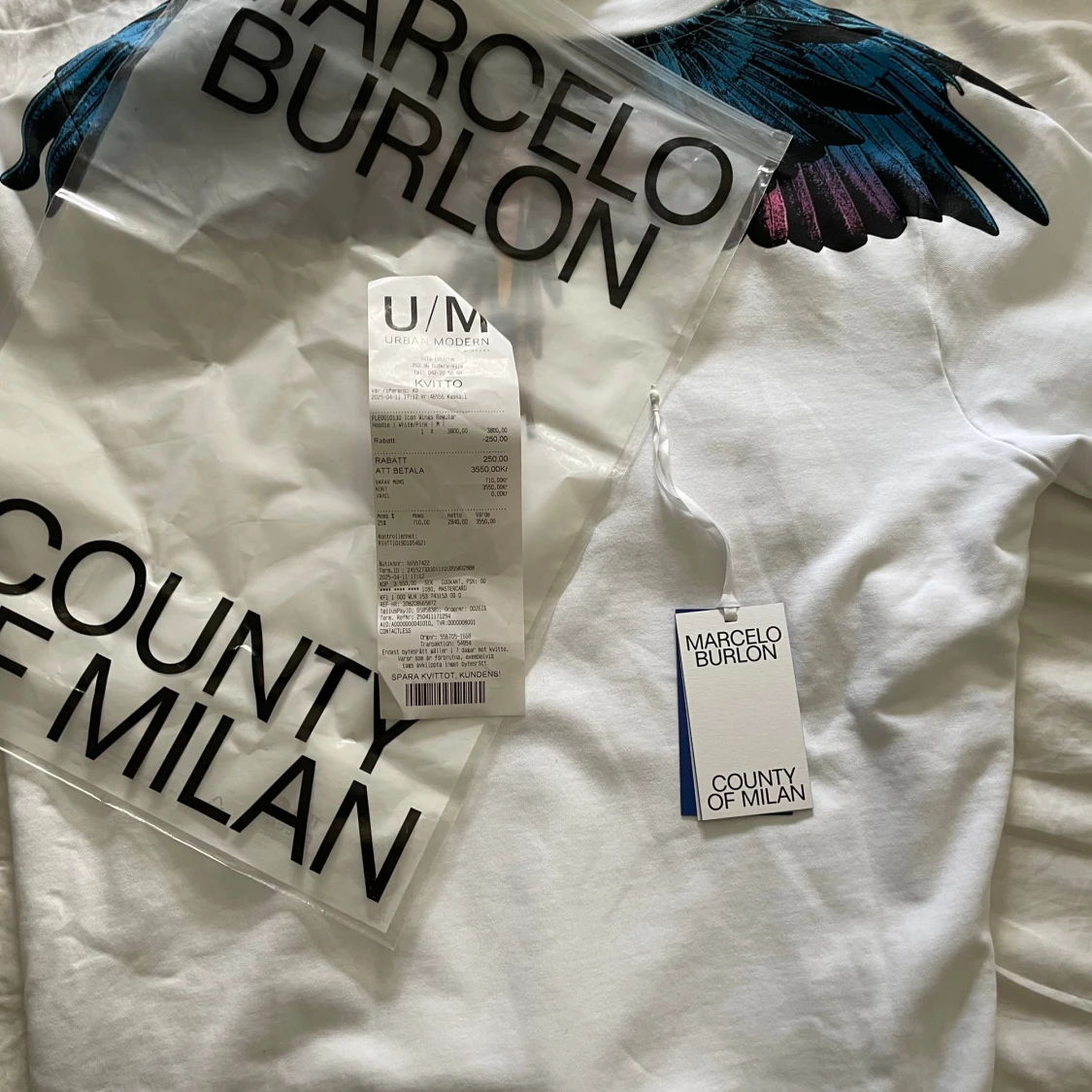 MARCELO BURLON HOODIE - 2