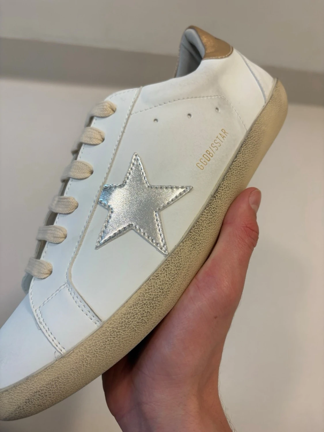 Vita golden goose skor - 6