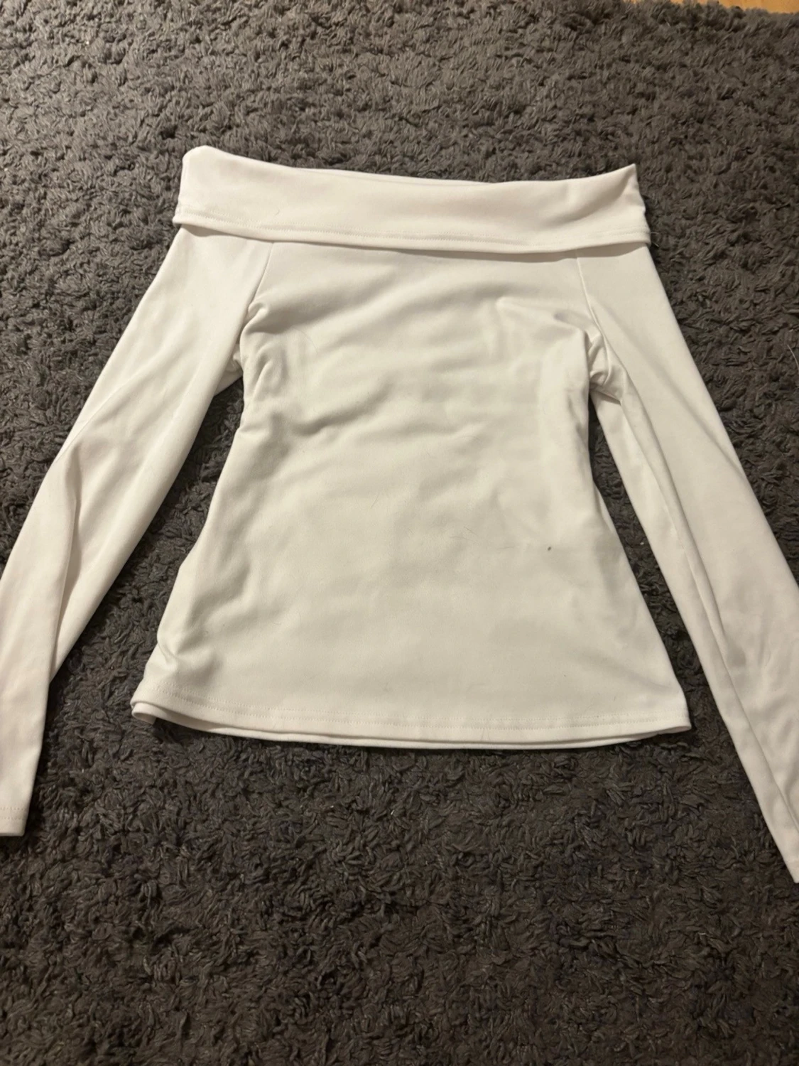 Off shoulder topp från Dazy, vit - 1