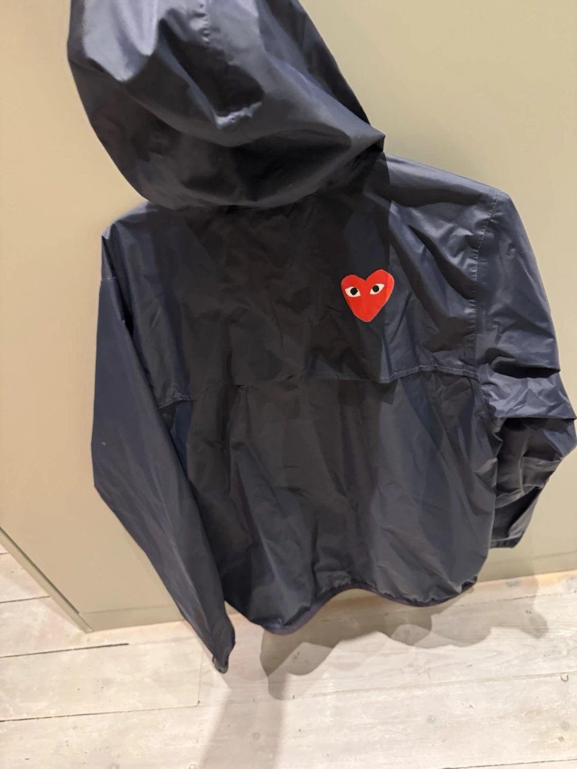 Blå vindjacka Comme des Garçons Play - 1