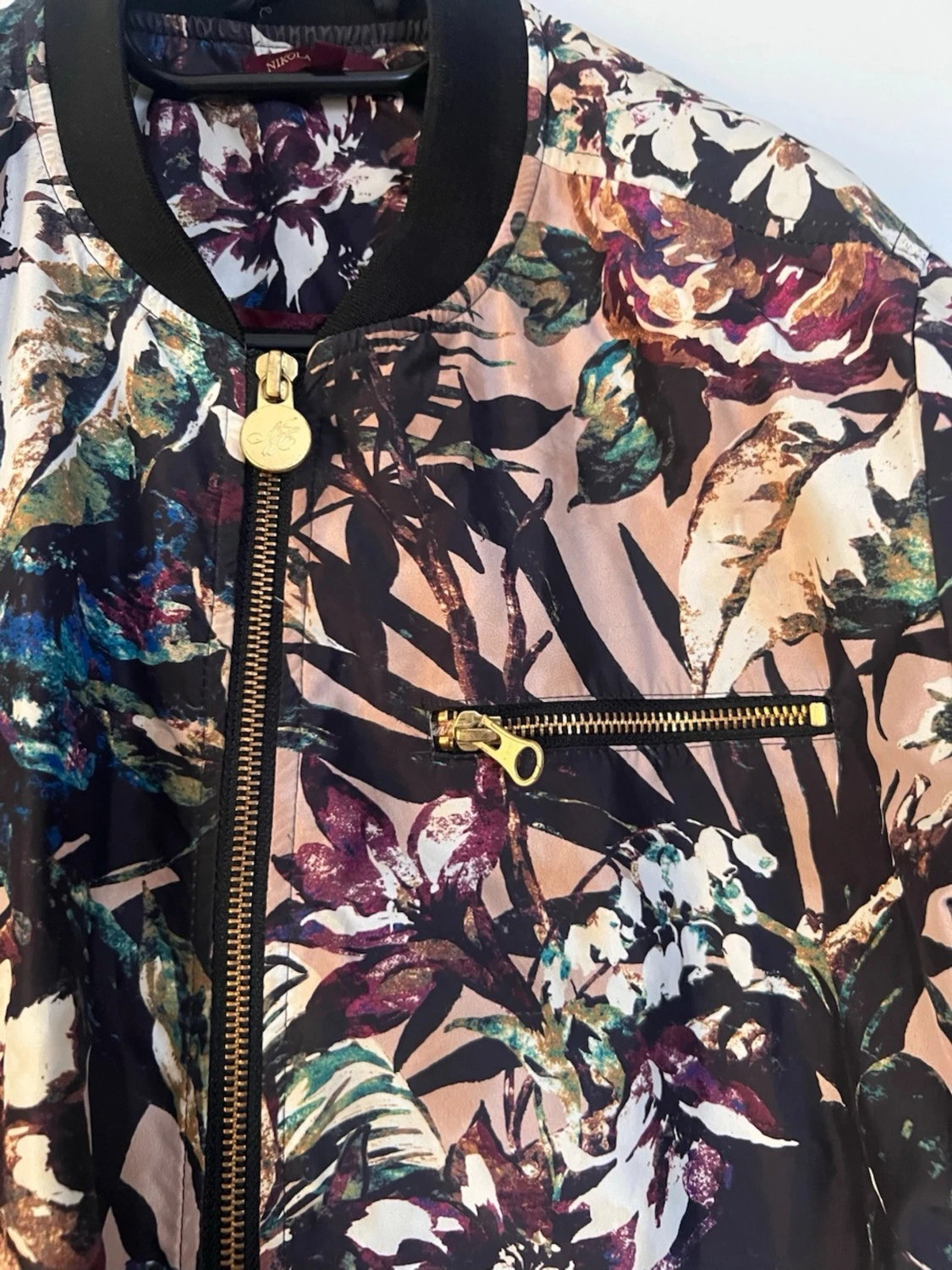 Blommig bomberjacka  - 1