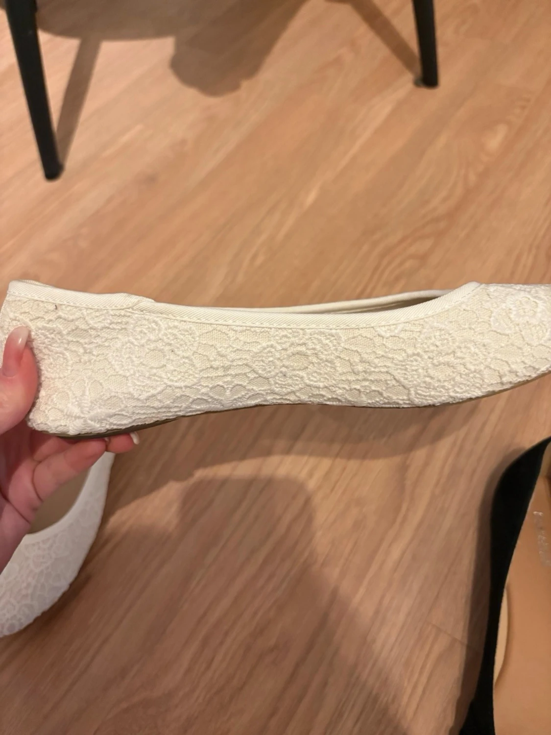 Vita spetsballerinaskor från Skopunkten - 2