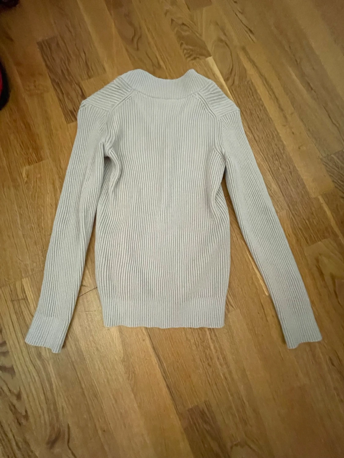 Beige ribbstickad tröja Jack & Jones - 2