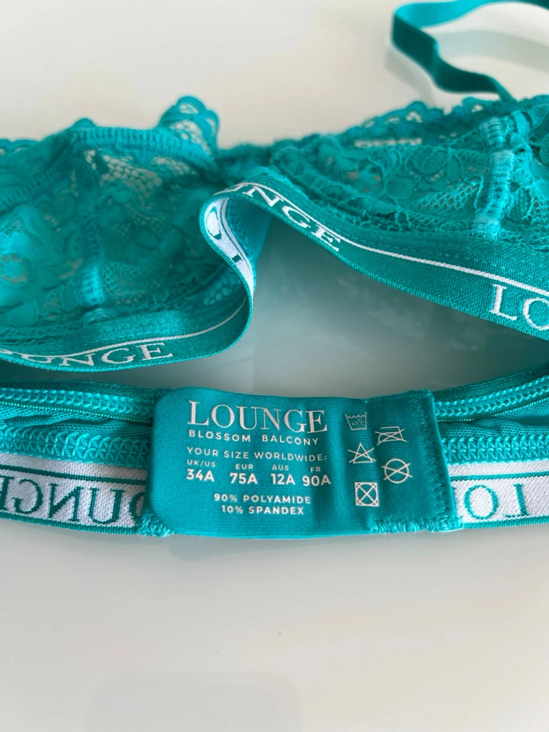 Turkos spets-bh från Lounge - 1