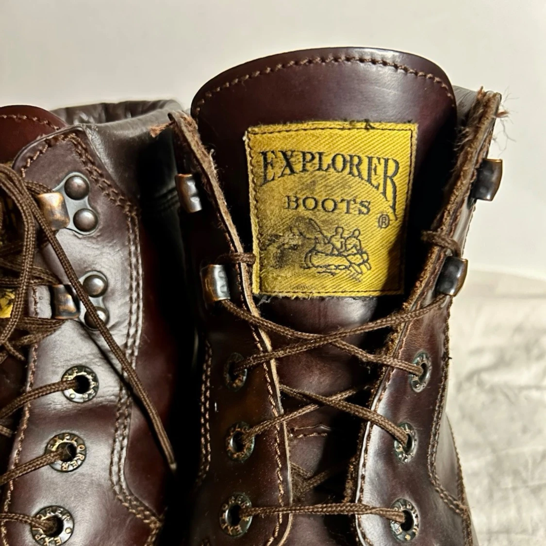 Mörkbruna läderkängor Explorer - 3