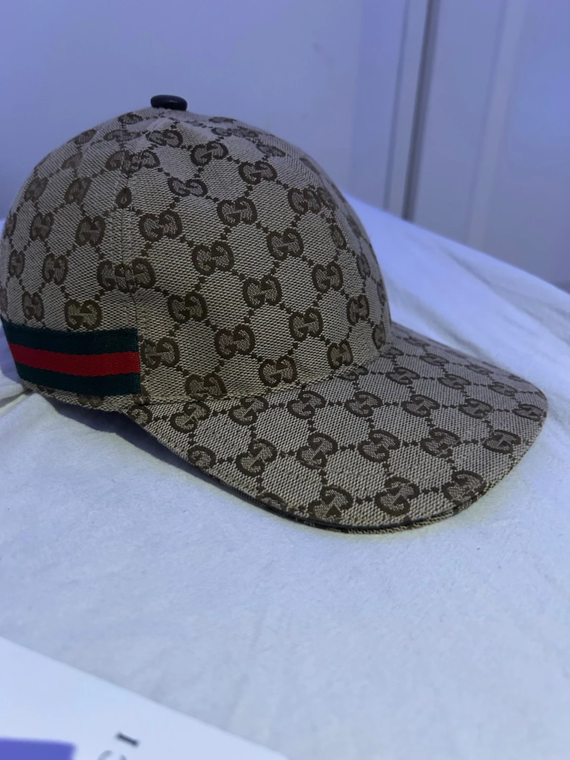 Gucci canvas keps