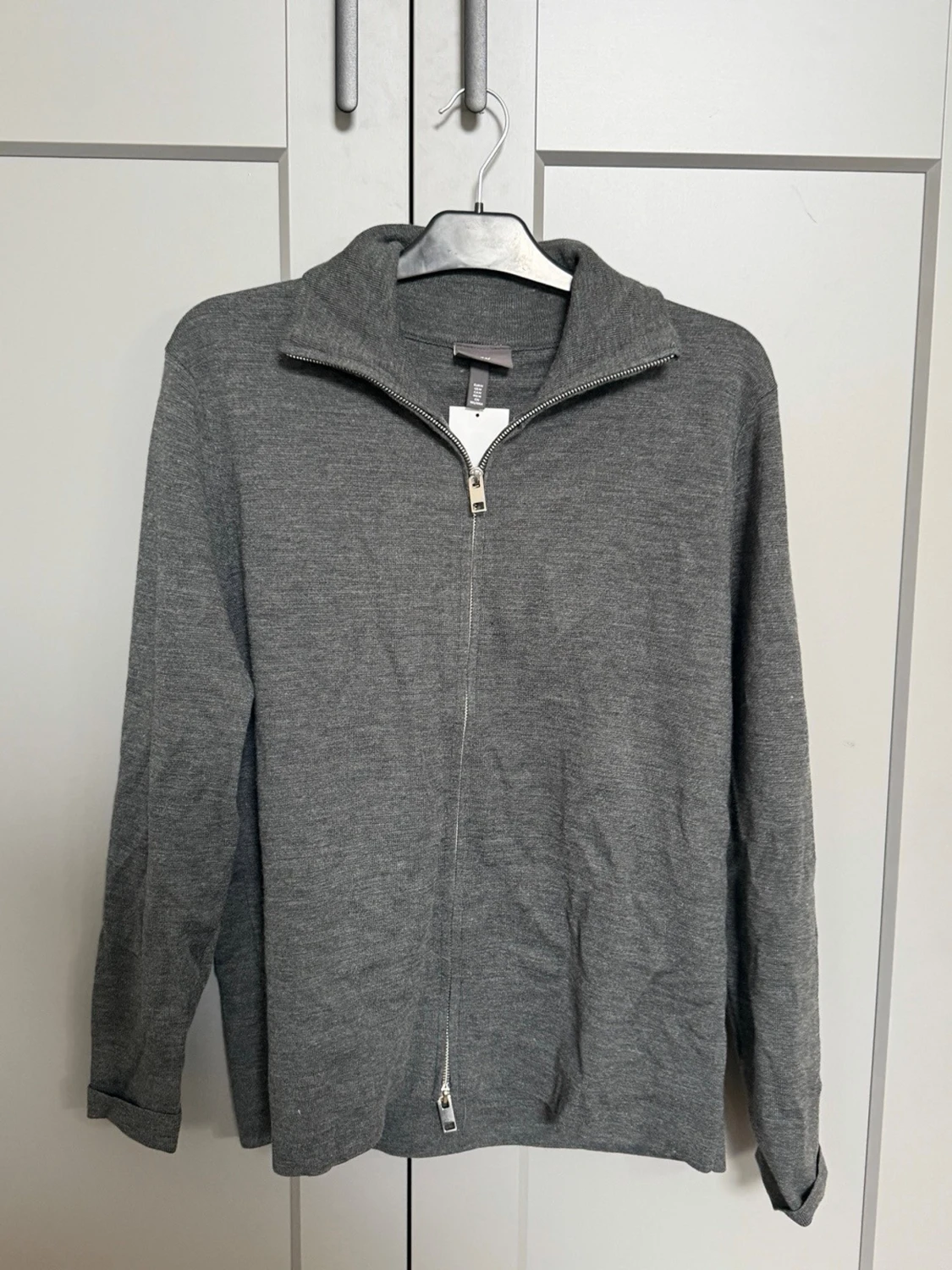 Grå ziptröja från H&M - 1