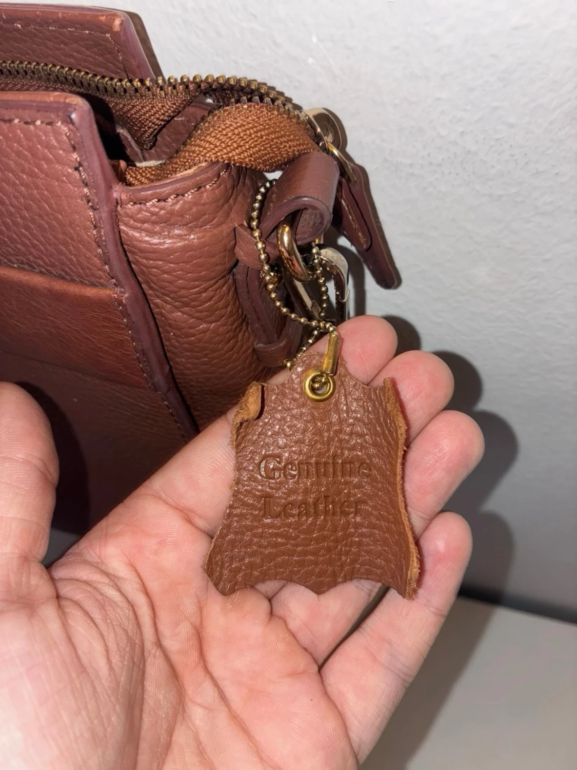 Brun handväska i läder från Hera - 2