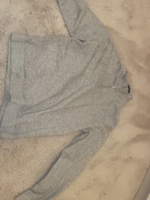 Ljusgrå zip hoodie - En enkel och stilren ljusgrå hoodie med dragkedja framtill och långa ärmar. Tillverkad i mjukt sweatshirtmaterial som känns skönt mot huden. Perfekt för en avslappnad look och lätt att matcha med andra plagg.