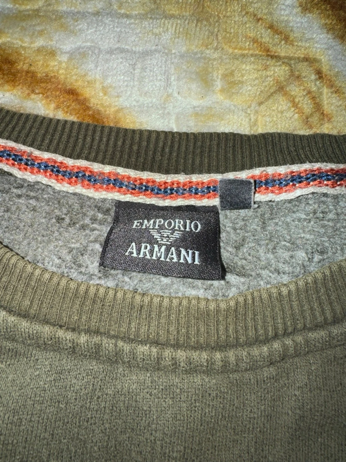 Mörkgrön EA7 Emporio Armani sweatshirt - 2