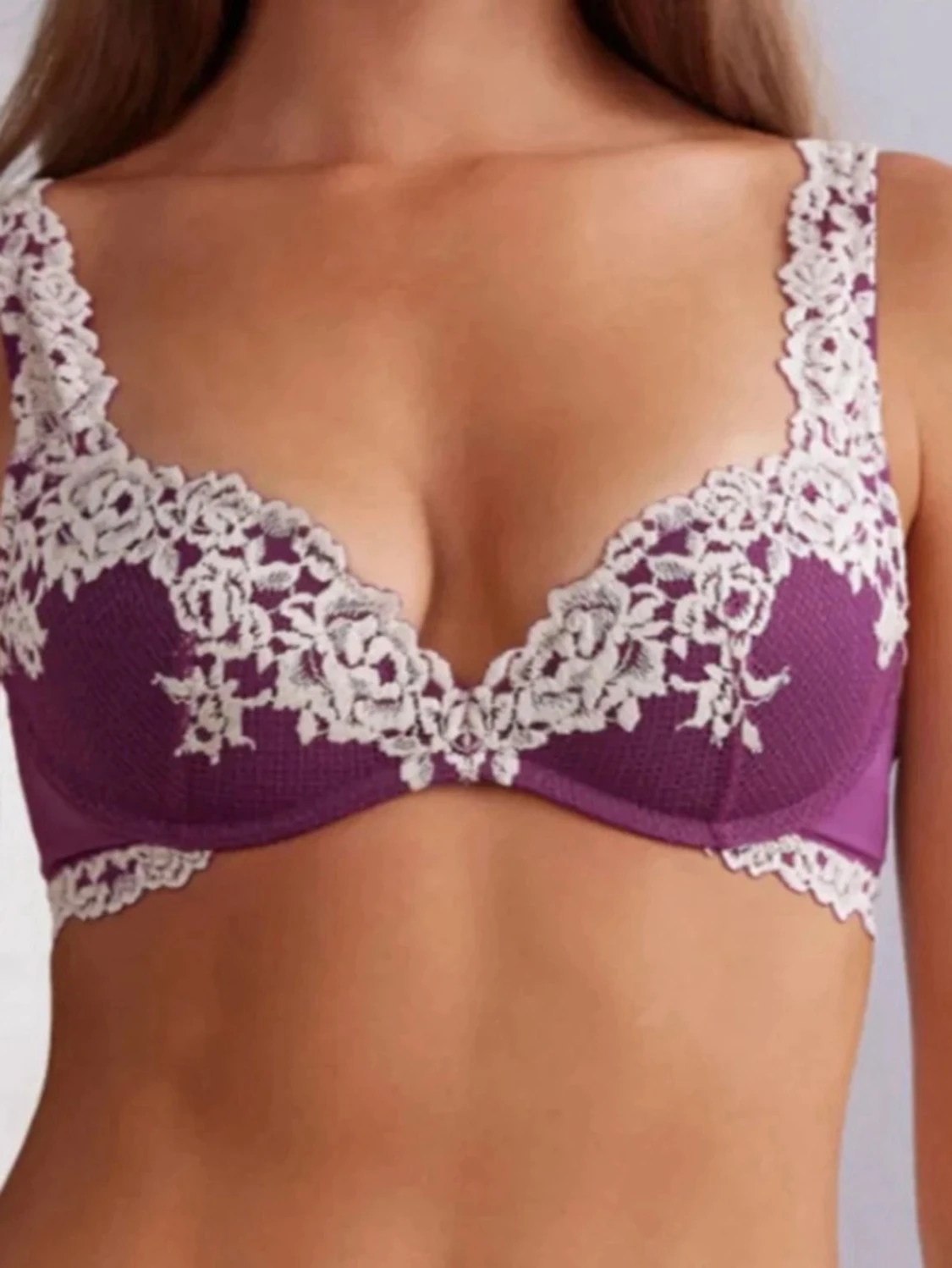 Lila spets-bh intimissimi