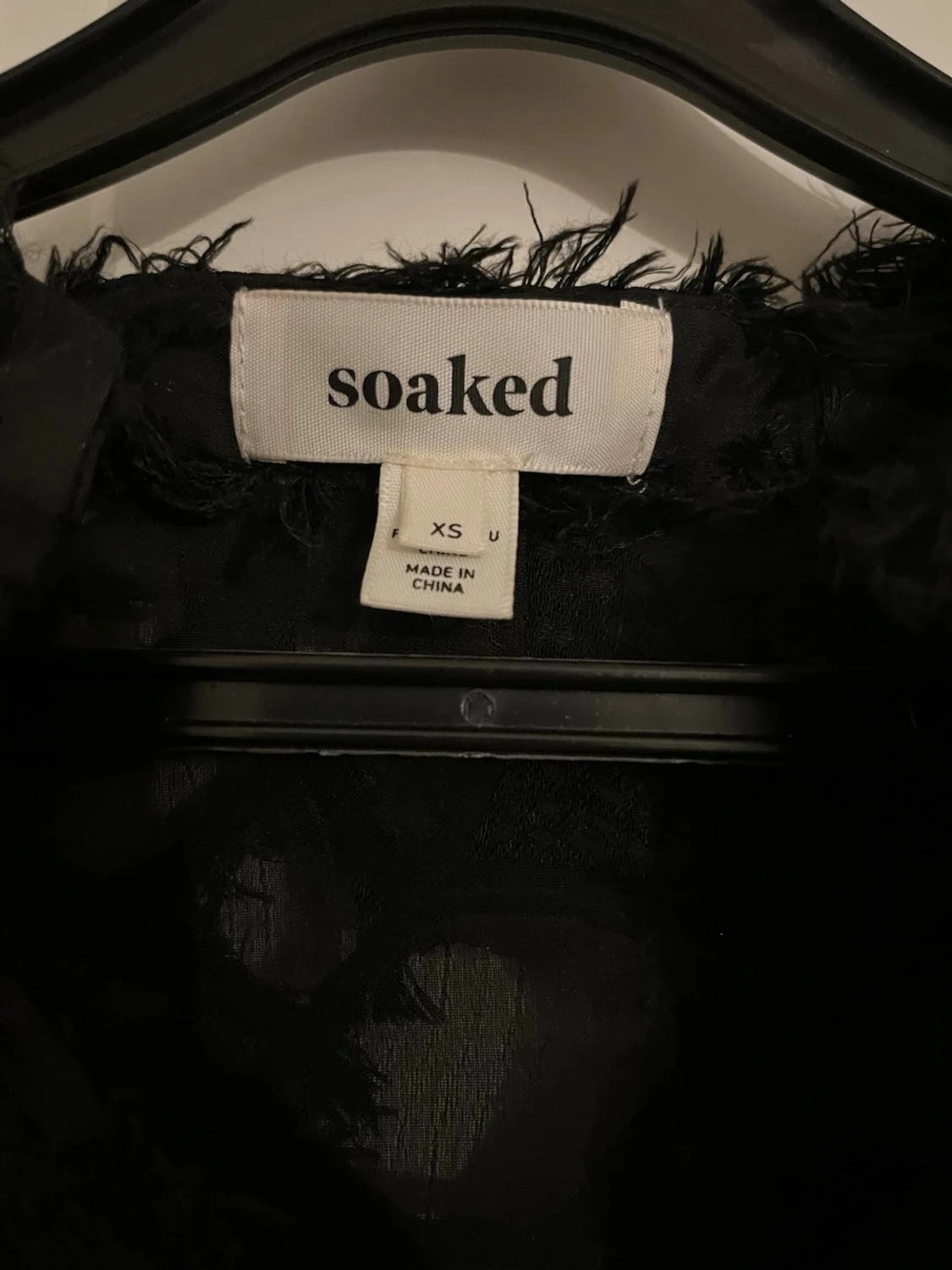 Svart transparent topp från Soaked - 1