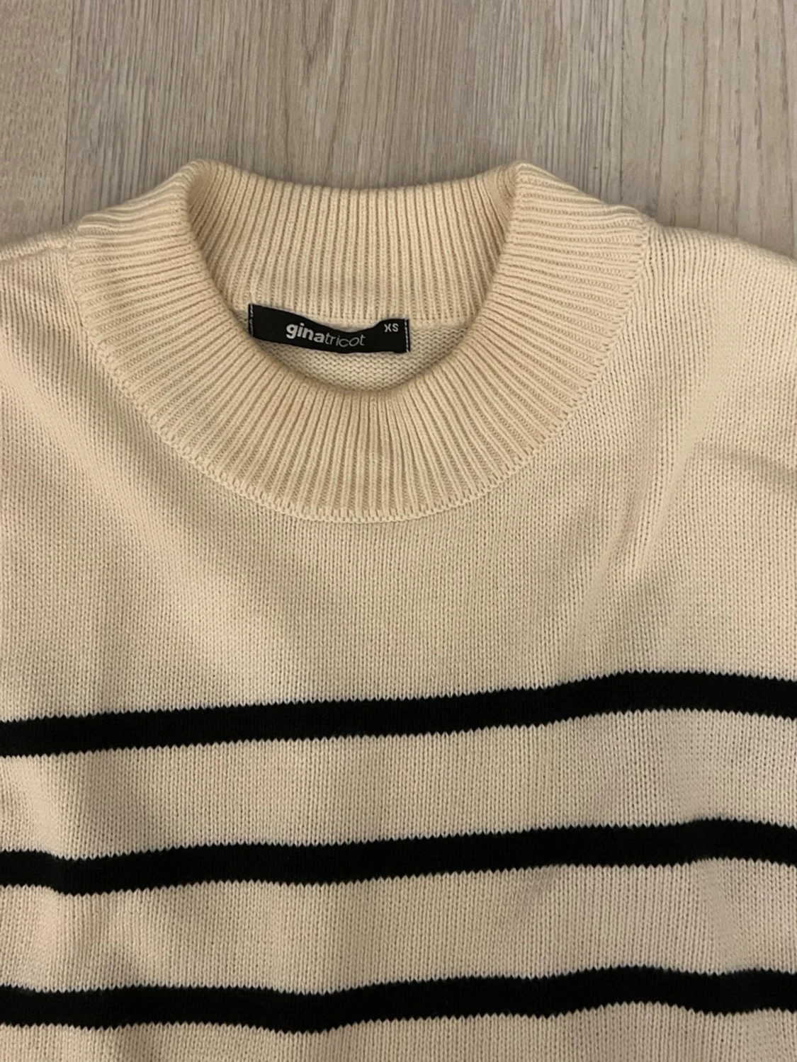 Randig stickad tröja Gina Tricot - 1