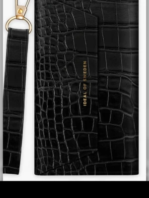 Ideal of Sweden  Cassette Clutch Black Croco - NYTT! Aldrig använt.  Iphone 12 mini 💕 