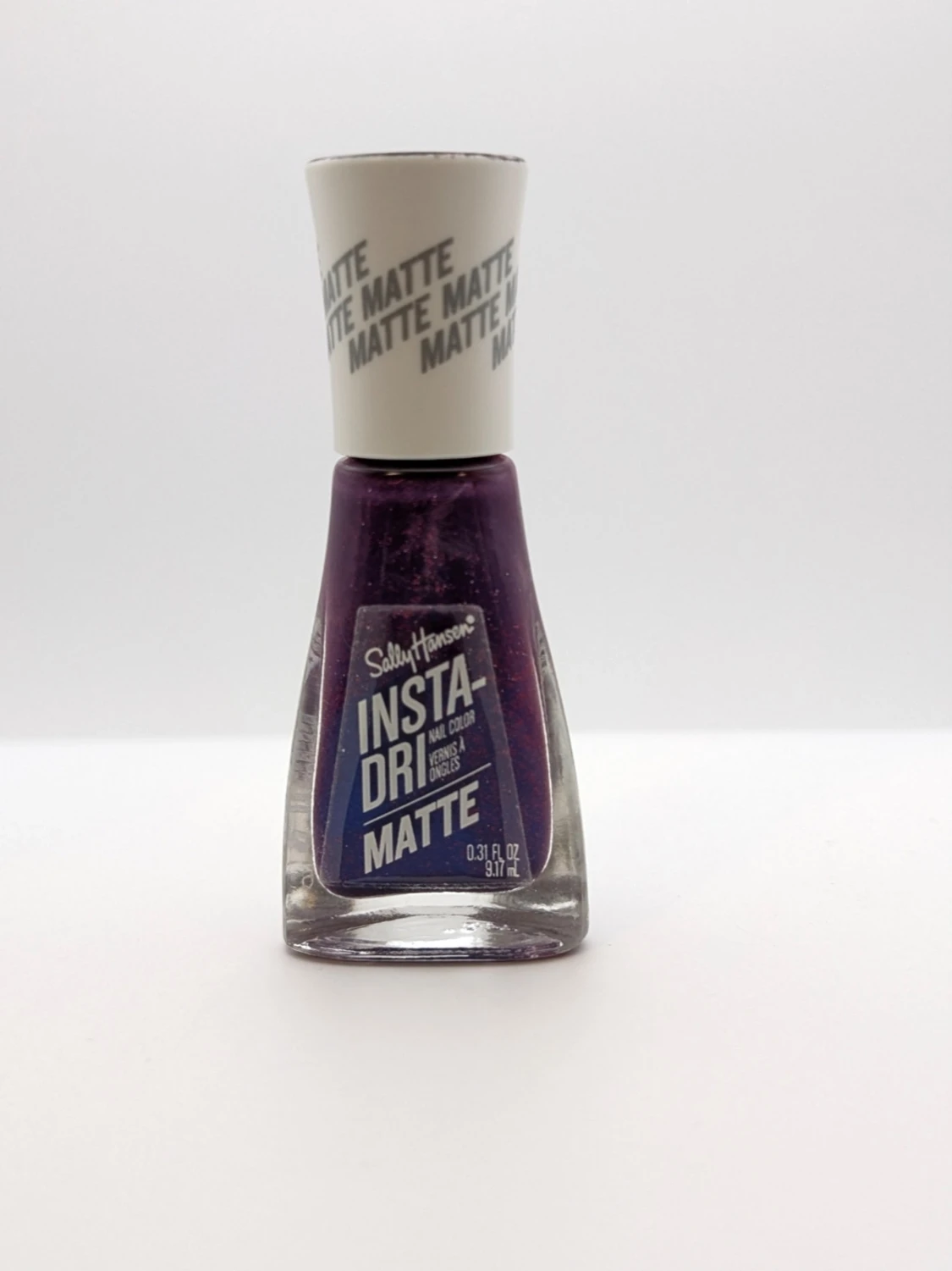 Lila glitter nagellack Sally Hansen nästan full - 1