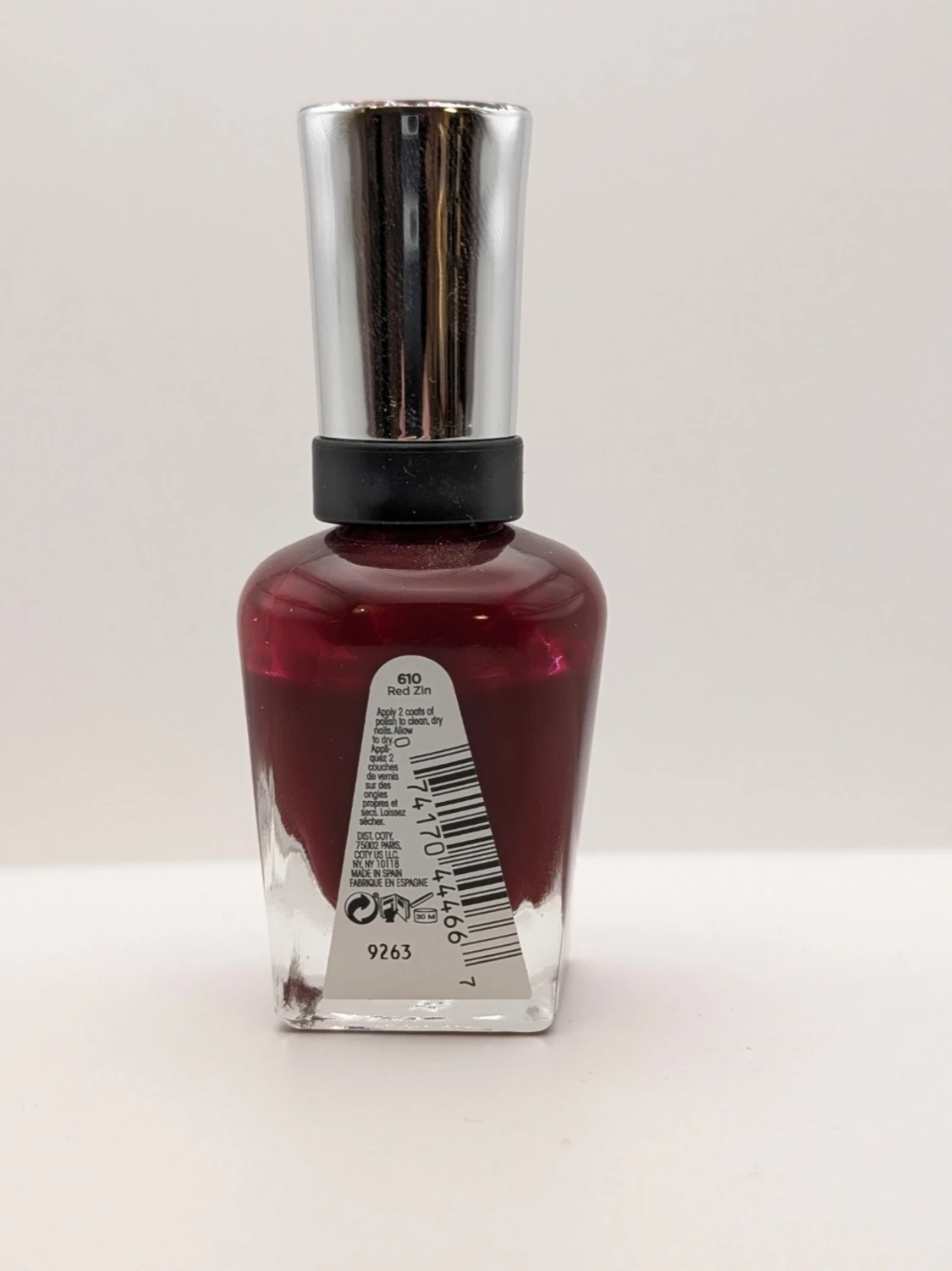 Sally Hansen red zin rött nagellack 85% kvar - 1