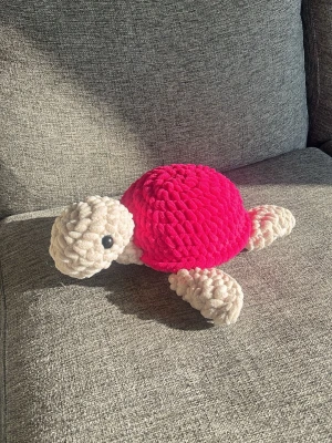 Virkad sköldpadda  - Handgjord virkad söt sköldpadda 