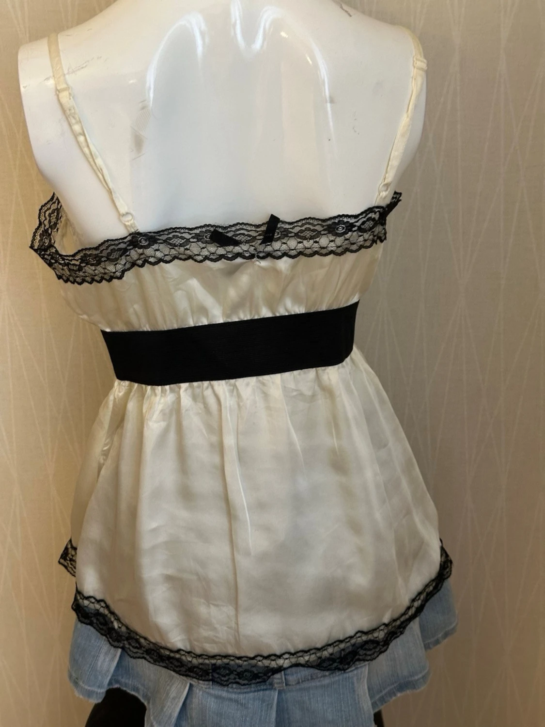 Coquette topp med spets - 3