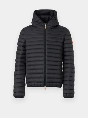 Svart dunjacka med huva från Save The Duck - Snygg svart dunjacka från Save The Duck med quiltad design och huva.  Fin jacka för en billig peng, Nypris 2200kr