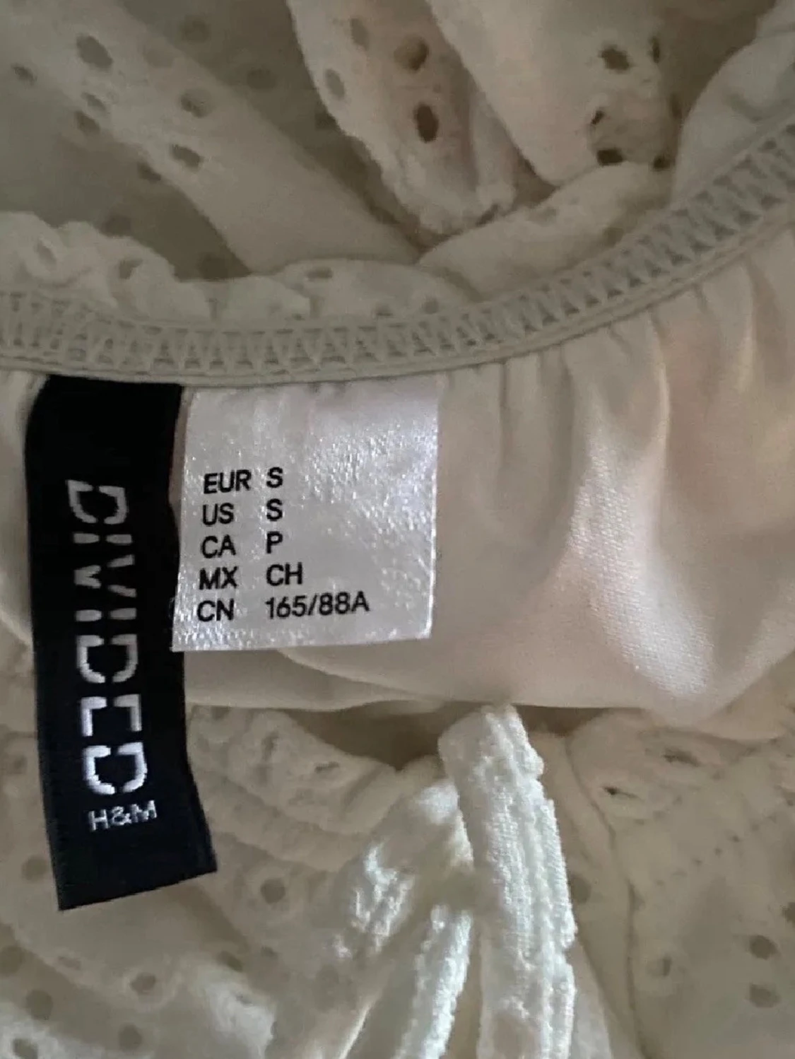 Vit spetsklänning från H&M Divided - 1