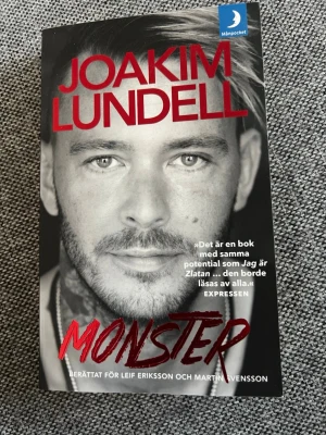 Joakim Lundell Monster - Läst en gång, så i nyskick. Pocket