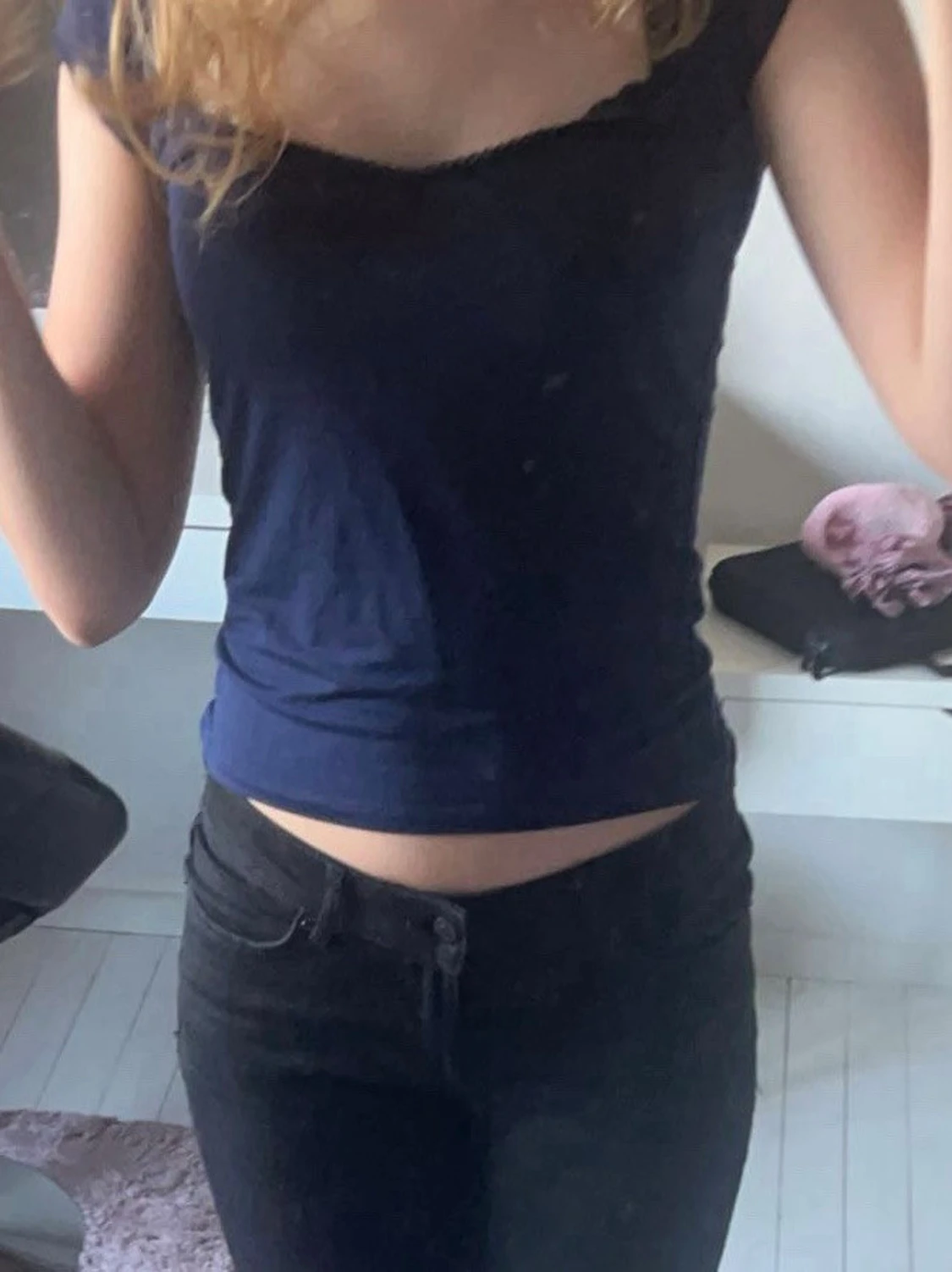 Mörkblå topp - 1