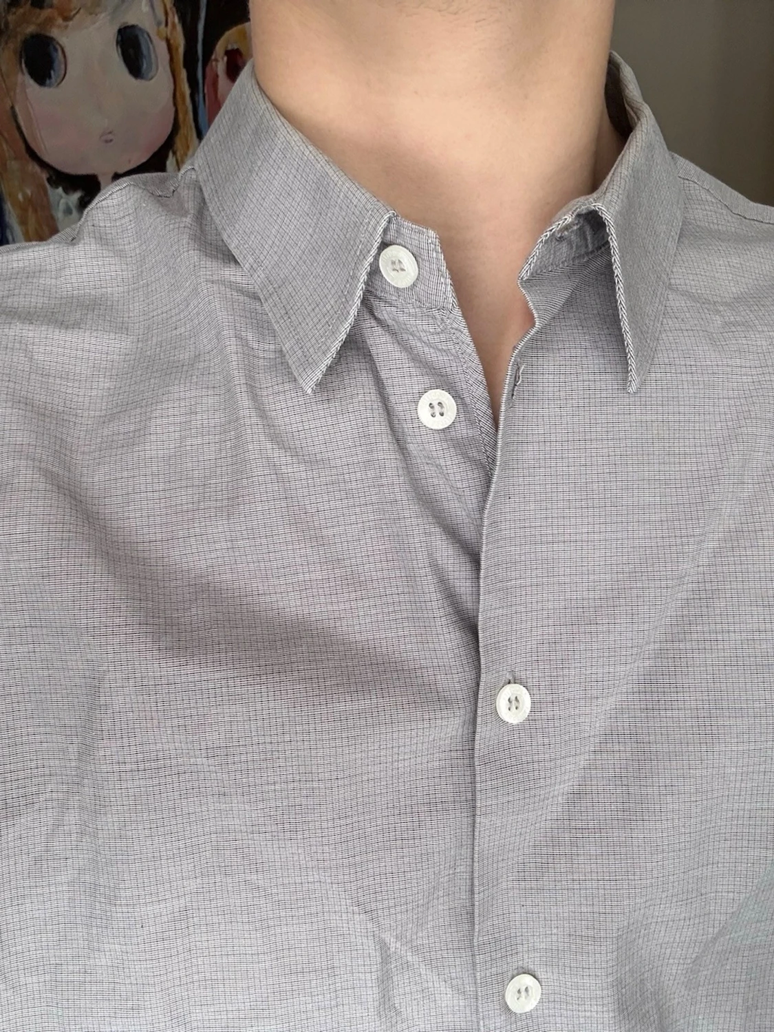 Grå klassisk skjorta, Filippa K - 1