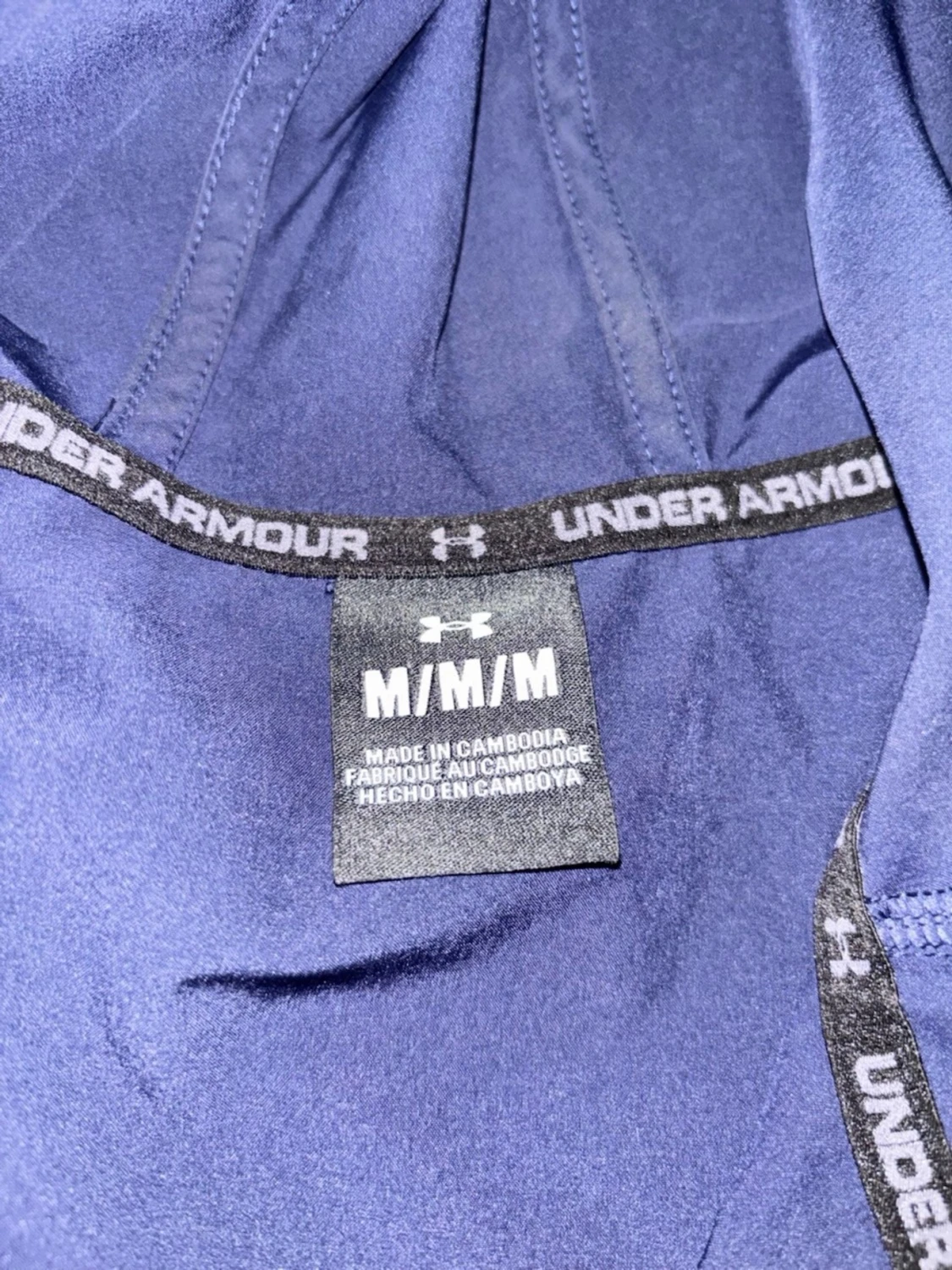 Blå och grå vindjacka från Under Armour - 2