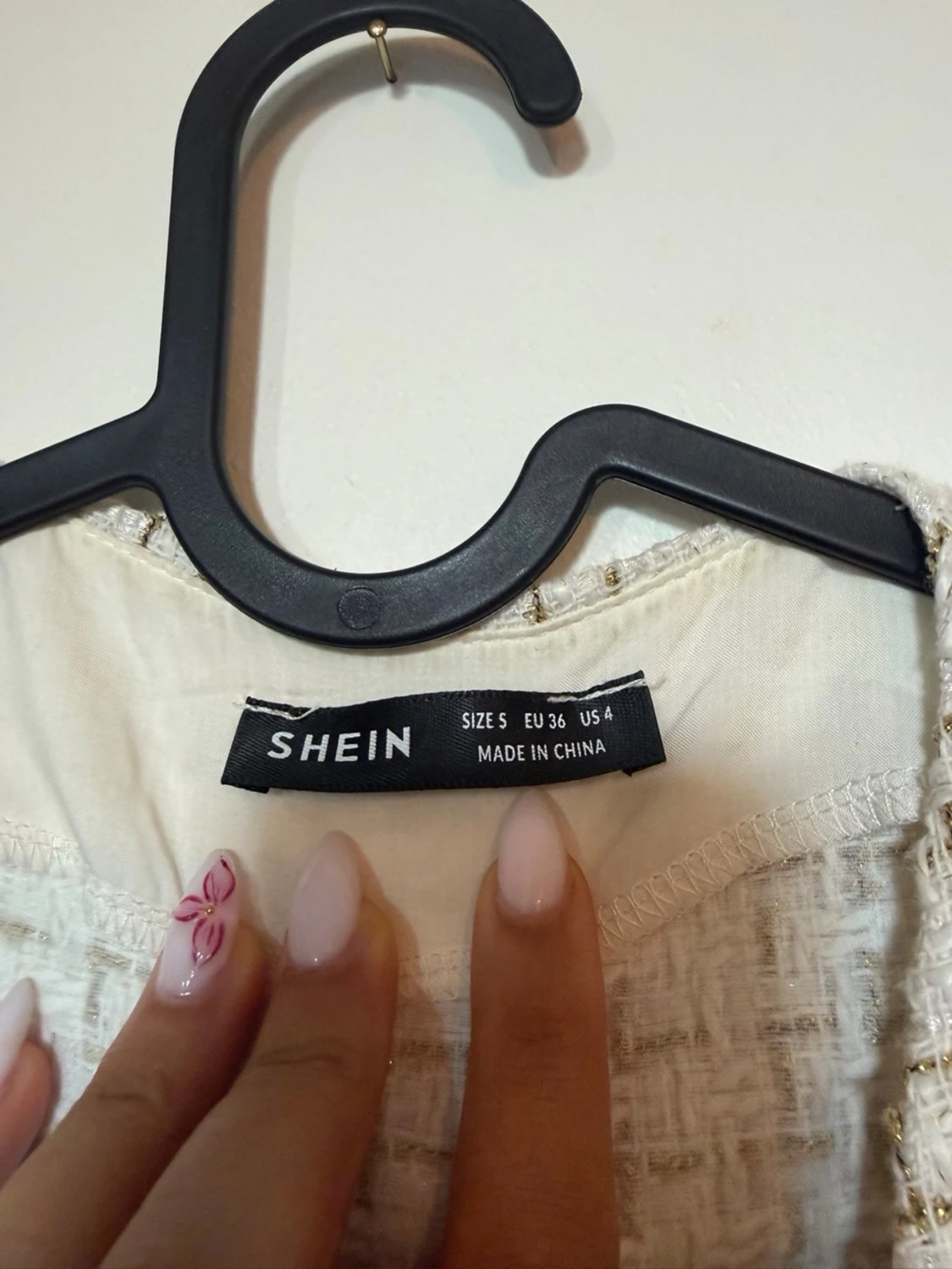 Beige rutig väst från SHEIN - 1