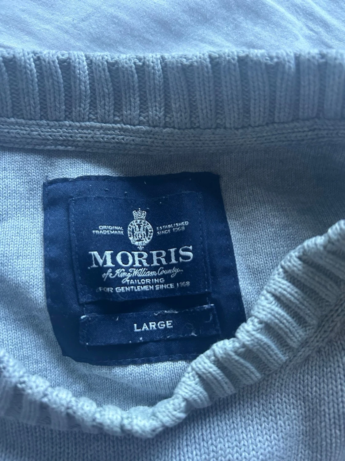 Grå stickad tröja från Morris - 2