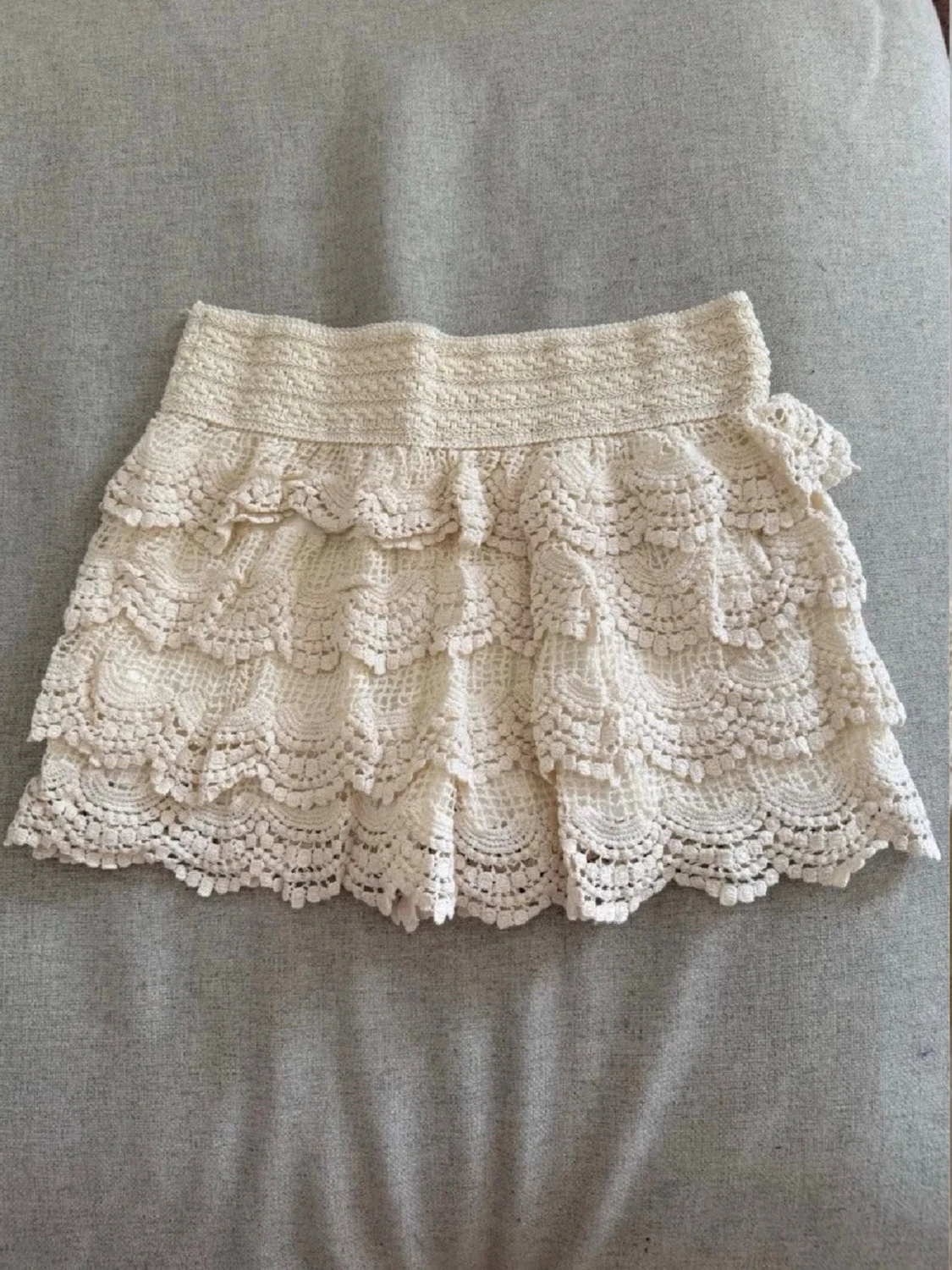 Virkade spetsshorts  - 1