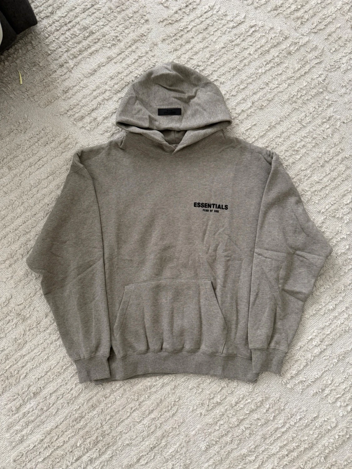 Essentials dark oatmeal hoodie