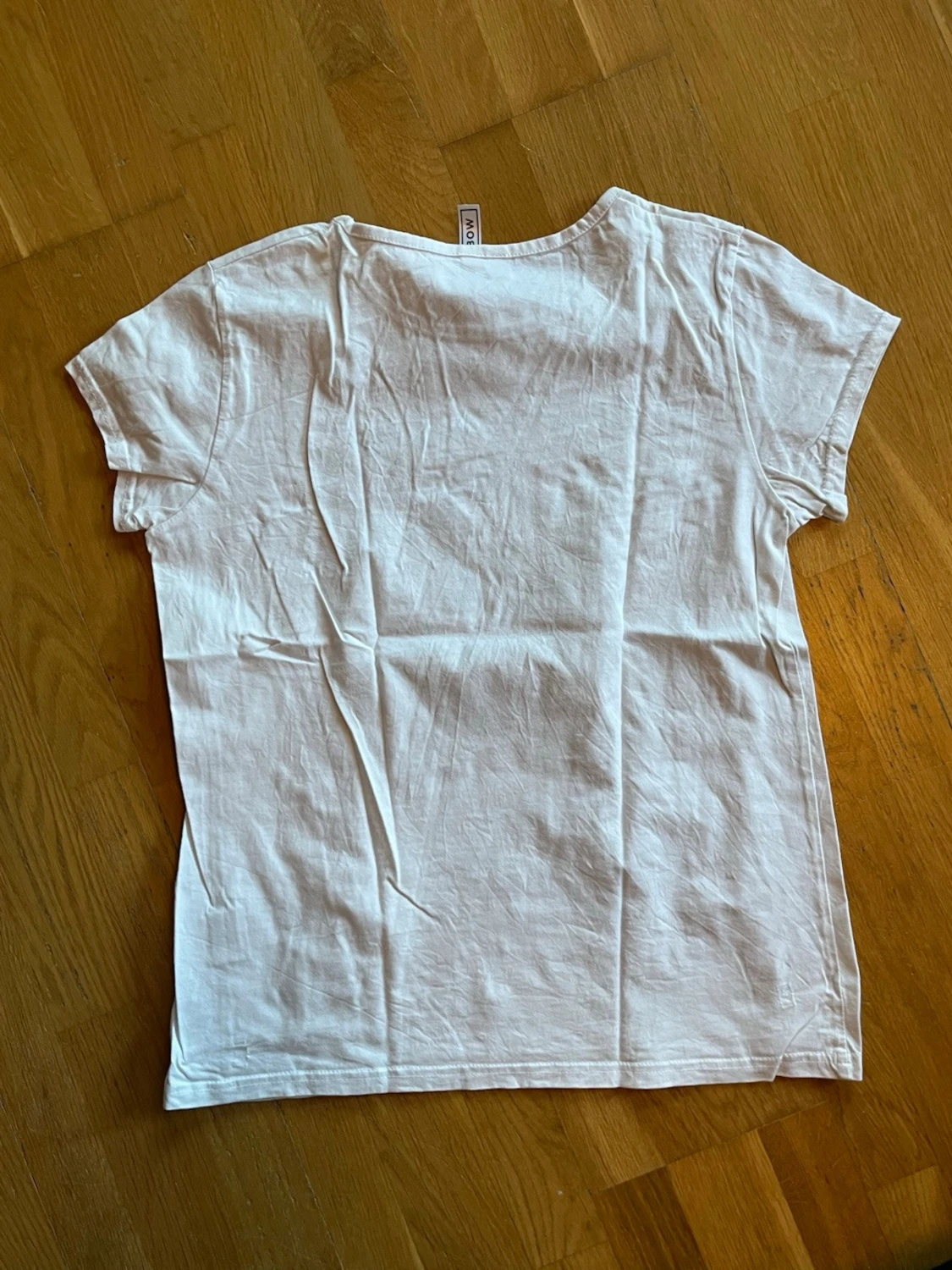 Vit t-shirt med uggletryck från Rainbow - 2
