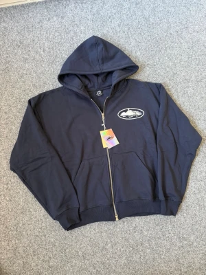 Corteiz navy blue zipper hoodie - Size M. true to size, very comfy and fits nice. Questions DM