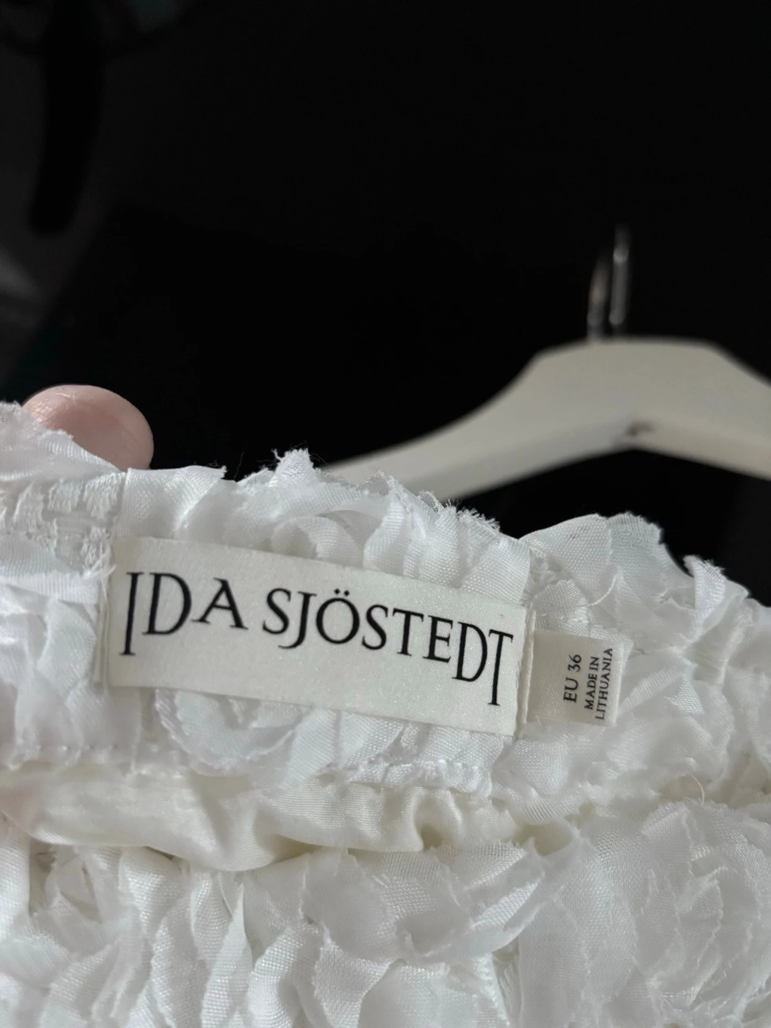 Studentklänning Vit kortklänning  - 2