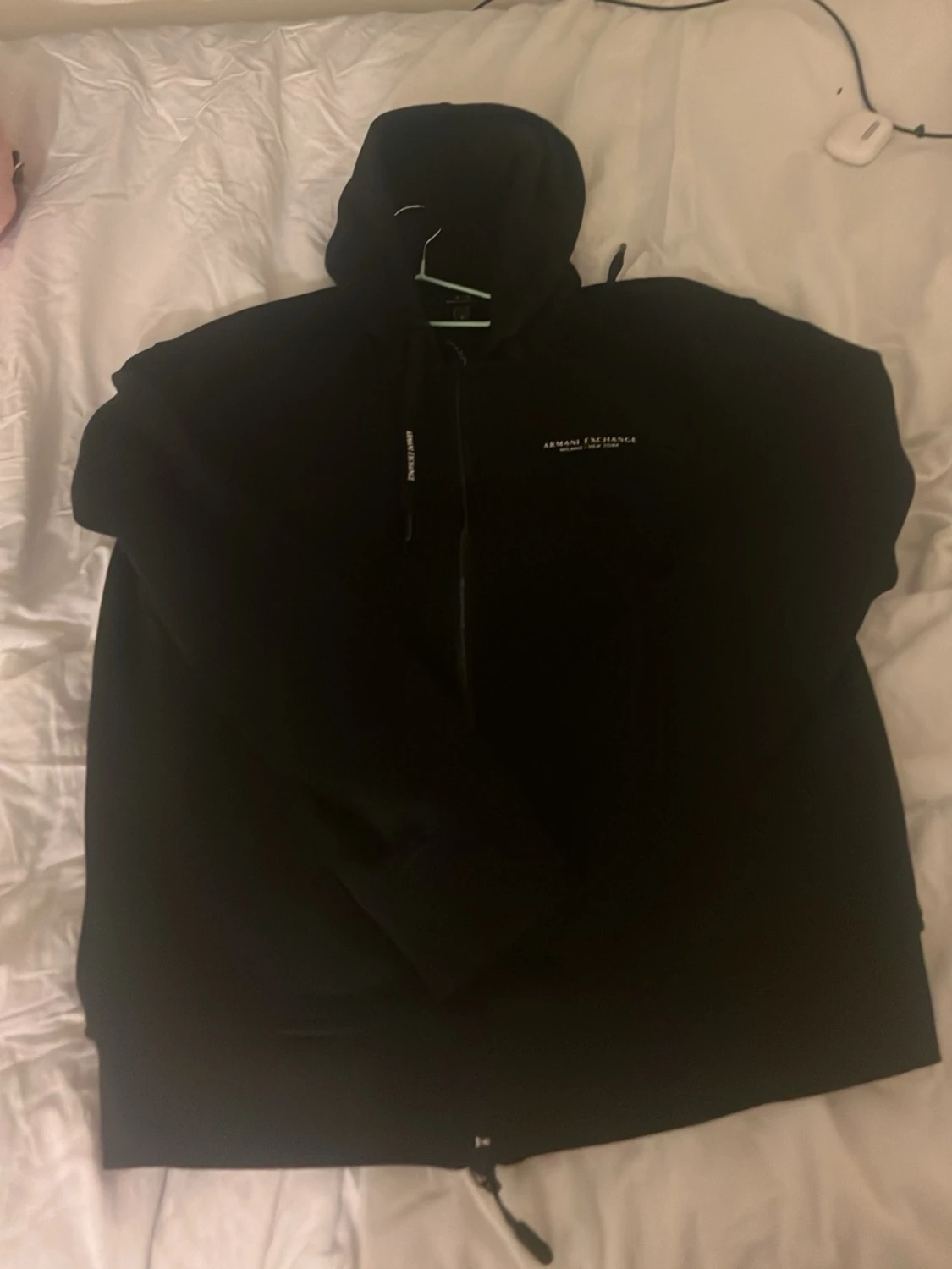 Svart hoodie från Armani Exchange