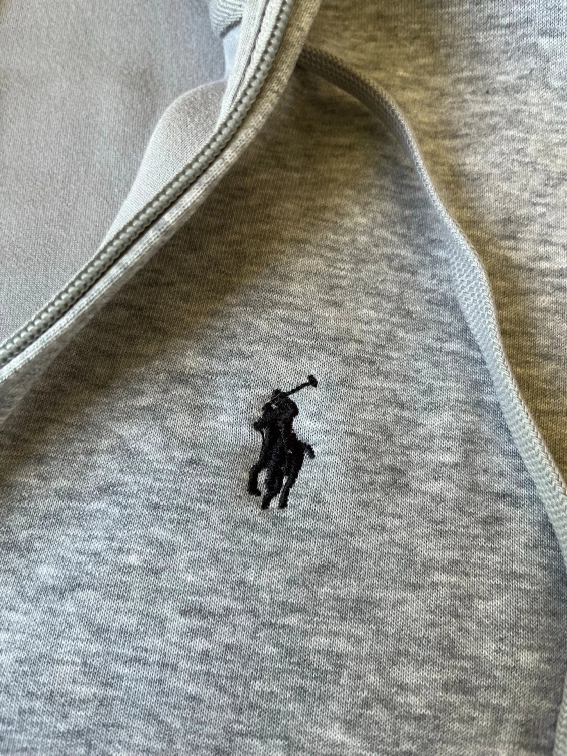 Grå zip-hoodie från Polo Ralph Lauren - 3