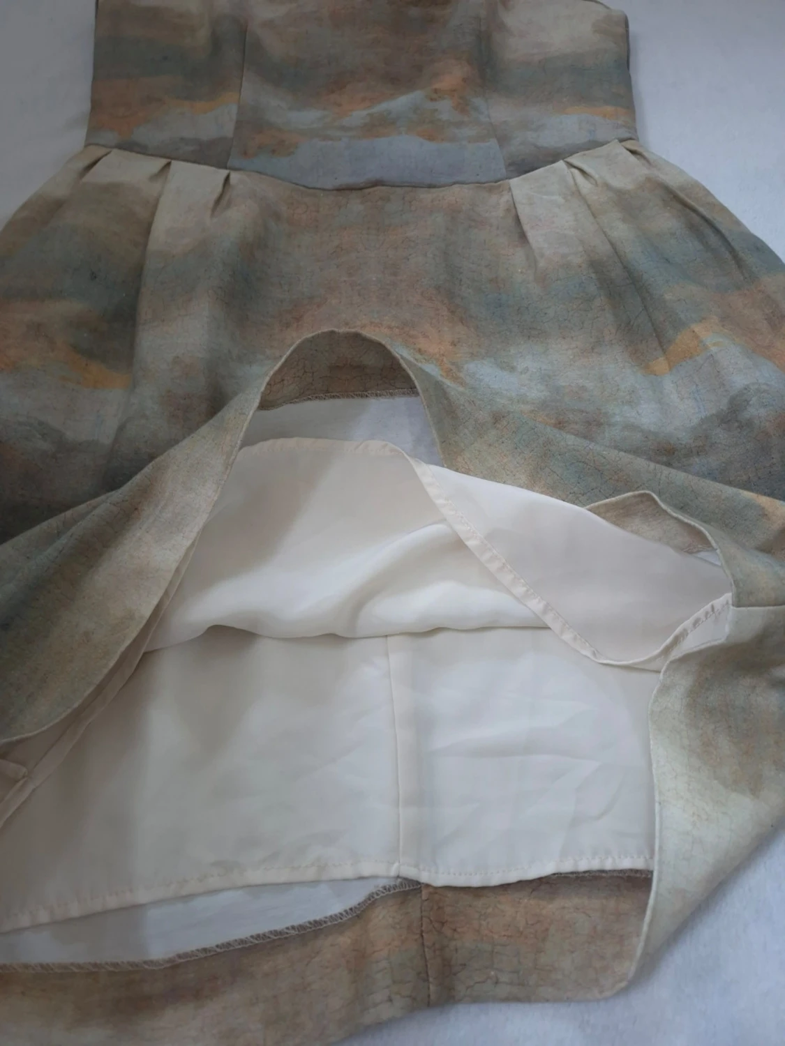 H&M, Conscious Collection Klänning 42 Organic Cotton Silk Beaded Dress Party Cocktail - 3