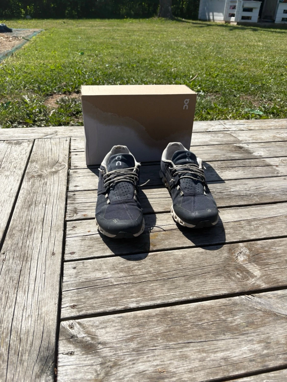 Marin blå On cloud sneakers
