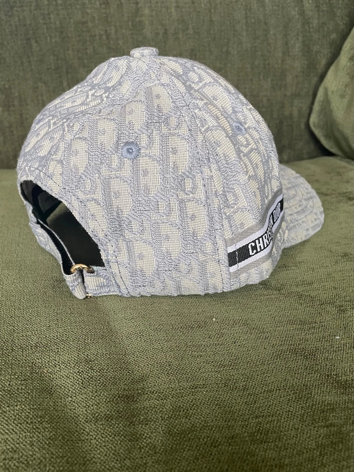 Beige mönstrad keps från Dior - 1