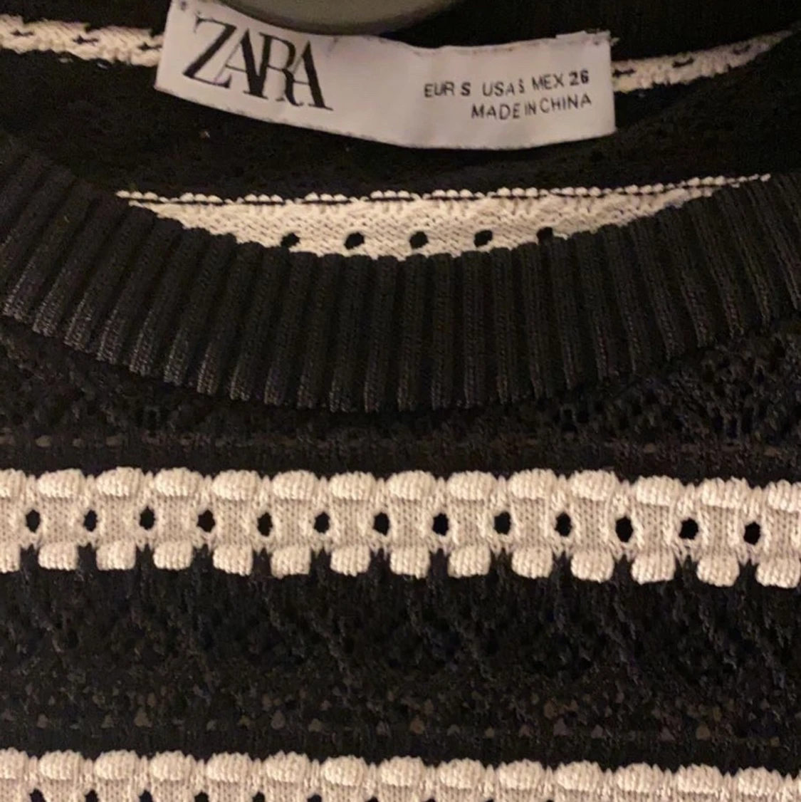 Randig zara tröja  - 91