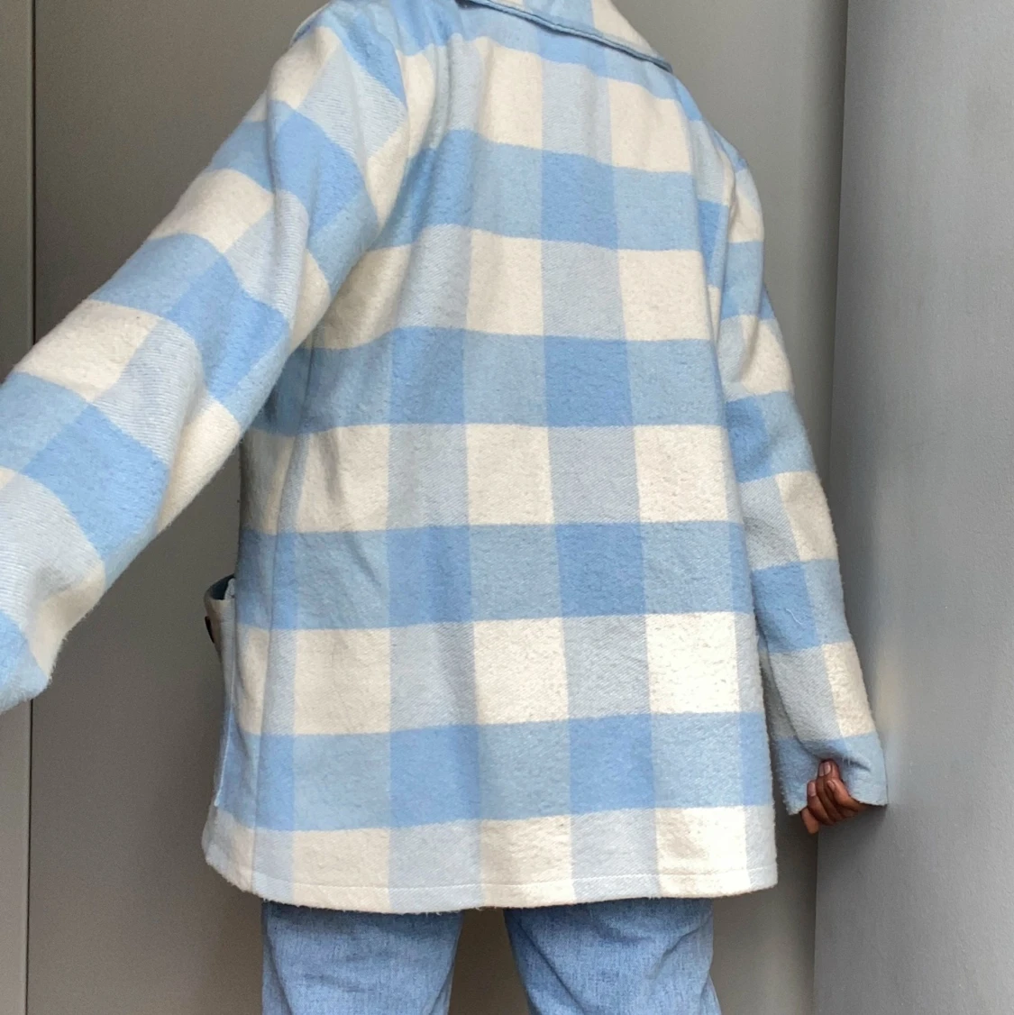 Översize rutig jacka✨ 🦋HÖST🦋✨ - 91