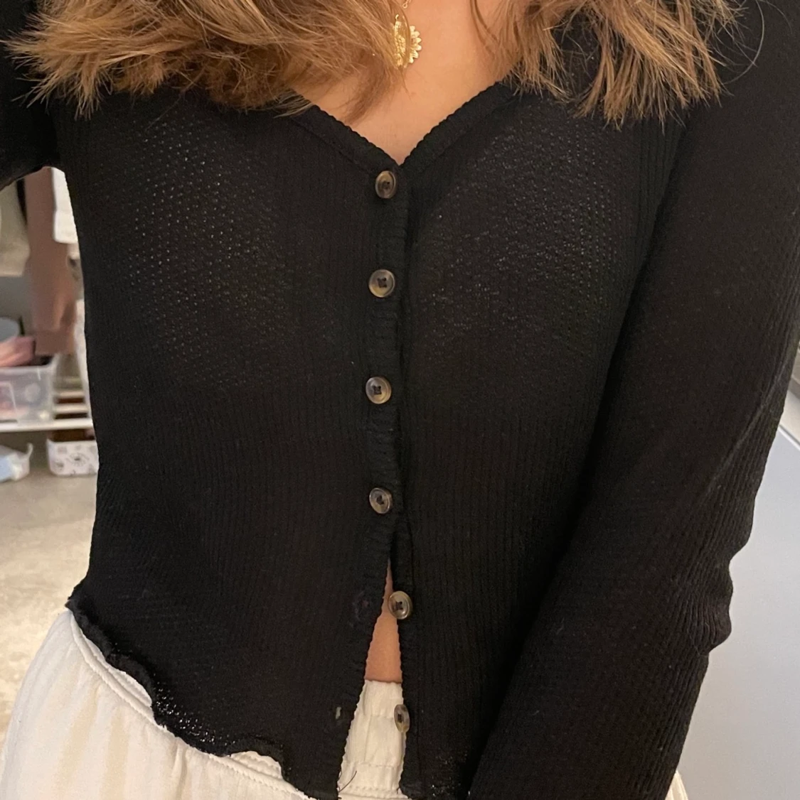 Svart topp strl XS - 90