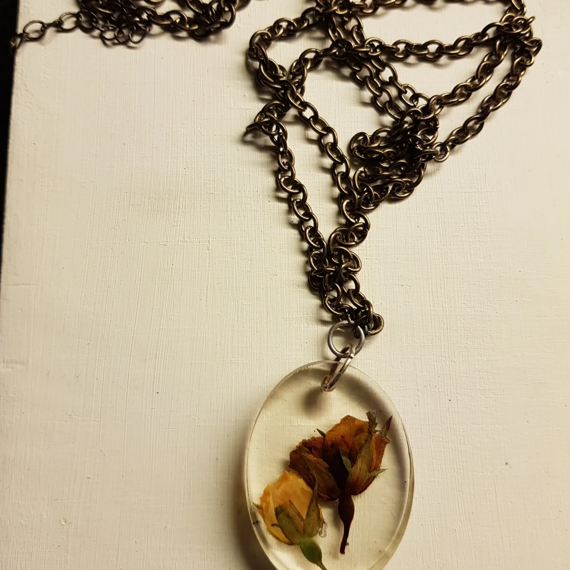 Hänge torkade rosor resin - 90