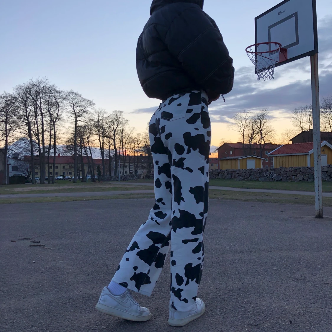 Cow pants